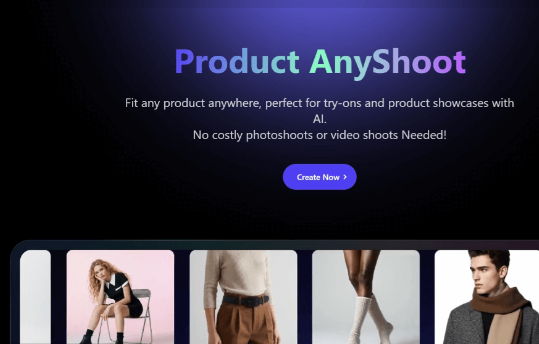 Product AnyShoot 推出的AI电商产品视频生成工具，电商视频神器