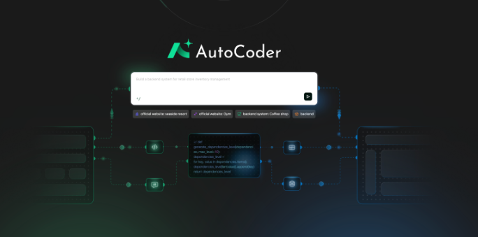 Autocoder – AI代码自动化生成全栈代码平台
