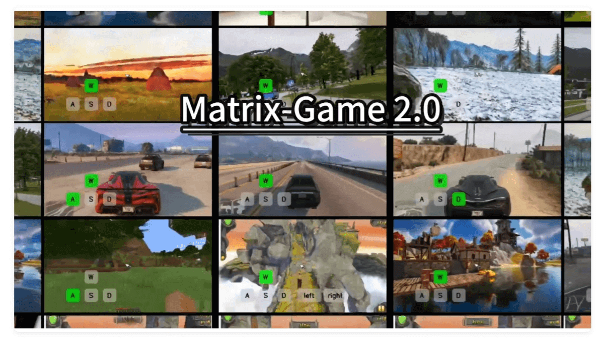 Matrix-Game 2.0 – 昆仑万维发布并开源自研的交互式世界模型