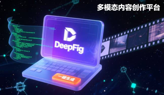 DeepFig一键生成图文视频，多模态内容创作平台
