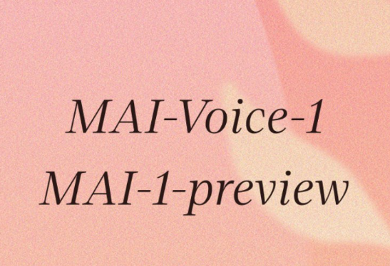 MAI-Voice-1 – 微软推出的极速语音生成模型,生成高度自然和富有表现力的语音